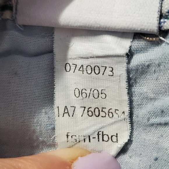 Tommy Hilfiger Wide Leg Chambray Denim Trouser Blue Size 4 - Picture 10 of 11